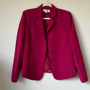 Suit Studio Woman’s Blazer Pink Fuchsia Size 10